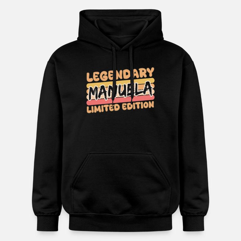 Manuela - Sweat à capuche Softstyle® Gildan Unisexe - noir