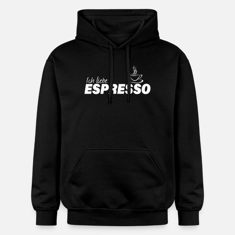 J’ADORE L’ESPRESSO - Sweat à capuche Softstyle® Gildan Unisexe - noir