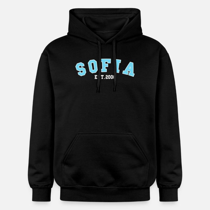 Sofia gegründet 2006 - Gildan Unisex Softstyle® Midweight Hoodie - Schwarz