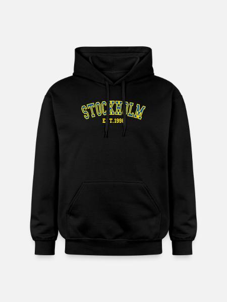 Stockholm Est. 1996 - Gildan Unisex Softstyle® Midweight Hoodie - black
