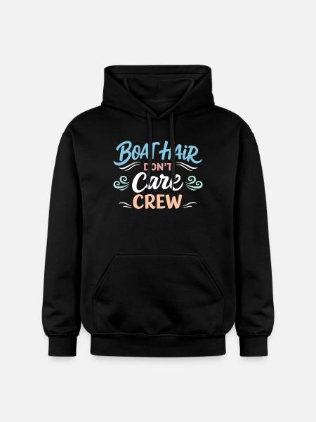 Sea hairs don't care about - Gildan Unisex Softstyle® Midweight Hoodie - black