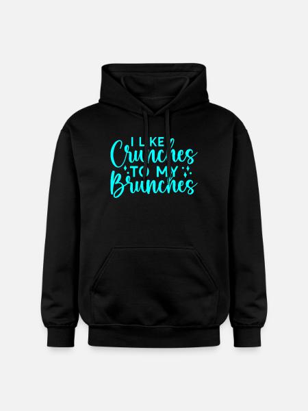 Fitness Motivation Bodybuilder Like Crunches - Gildan Unisex Softstyle® Midweight Hoodie - black