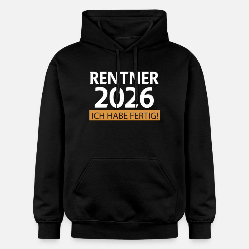Retraités 2026 - Sweat à capuche Softstyle® Gildan Unisexe - noir