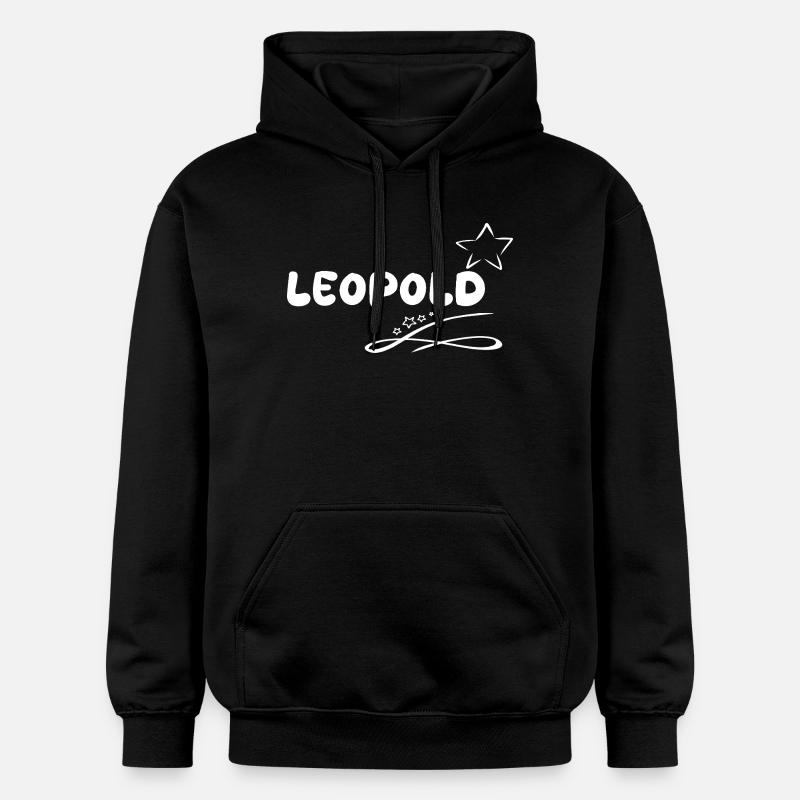 Leopold - Sweat à capuche Softstyle® Gildan Unisexe - noir