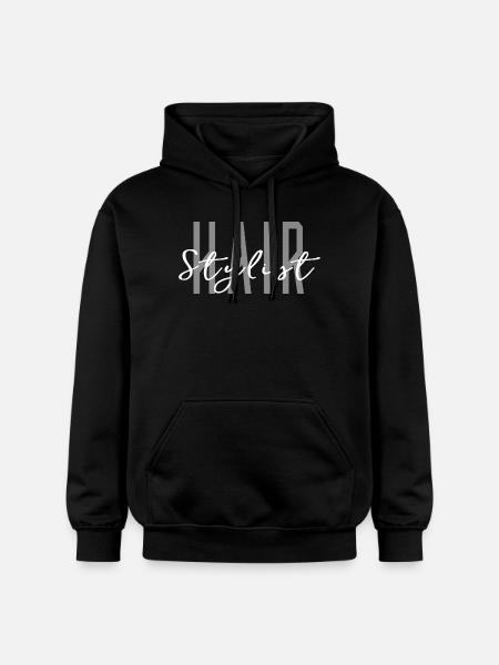 Coiffeur Coiffeur - Salon professionnel - Sweat à capuche Softstyle® Gildan Unisexe - noir
