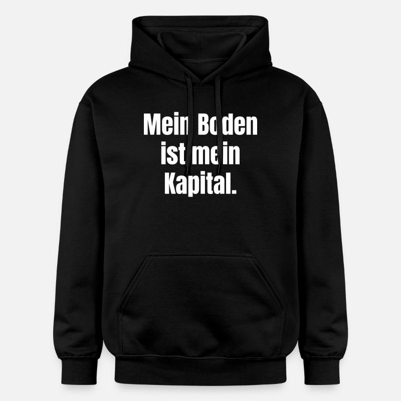 Mon sol est capital - Sweat à capuche Softstyle® Gildan Unisexe - noir