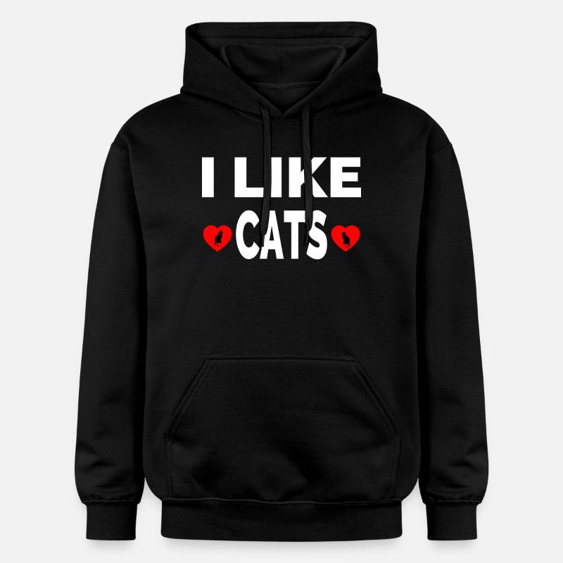 félin - Sweat à capuche Softstyle® Gildan Unisexe - noir