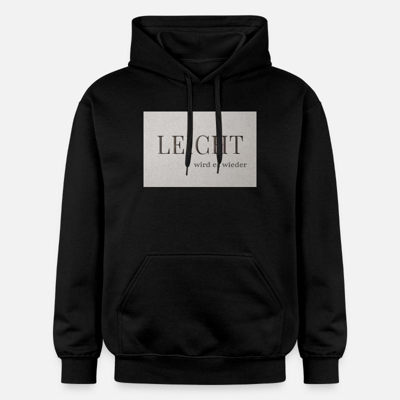 Ce sera FACILE à nouveau - Sweat à capuche Softstyle® Gildan Unisexe - noir