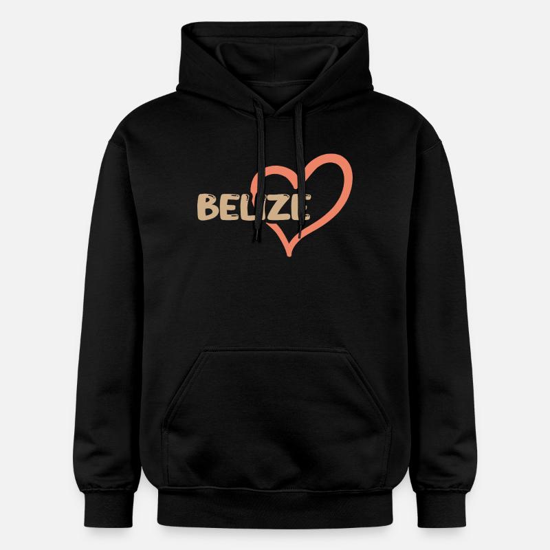 Belize sous le nom de Belize - Sweat à capuche Softstyle® Gildan Unisexe - noir