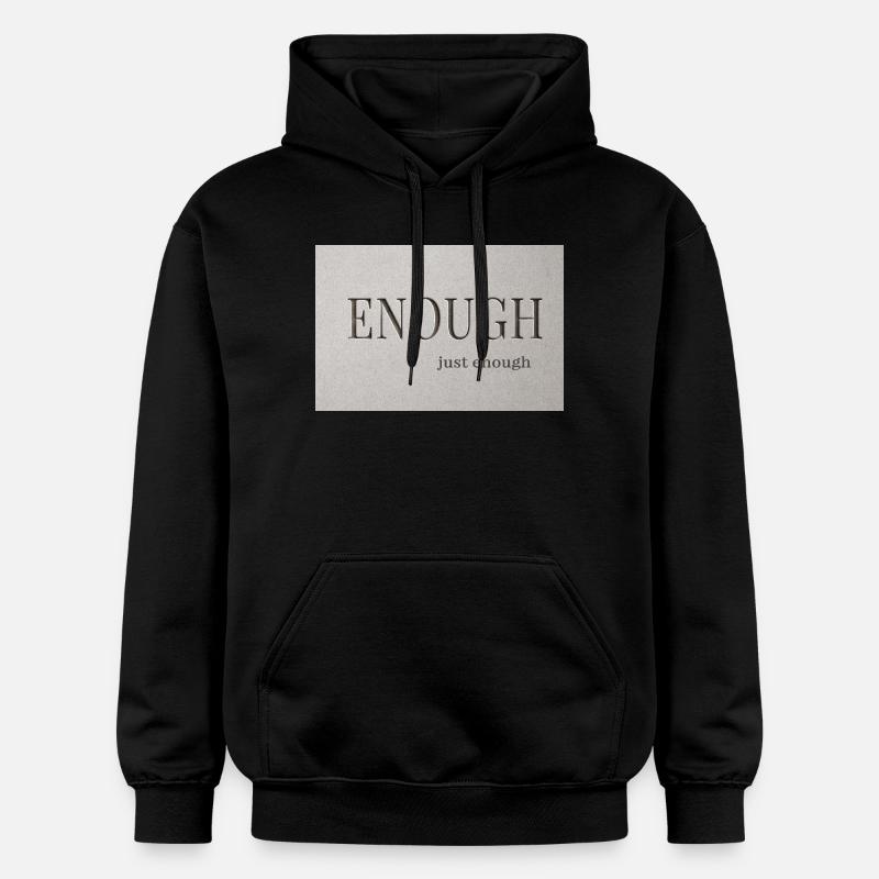 Assez – juste assez - Sweat à capuche Softstyle® Gildan Unisexe - noir