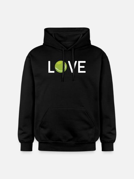 Tennisliebhaber - Gildan Unisex Softstyle® Midweight Hoodie - Schwarz