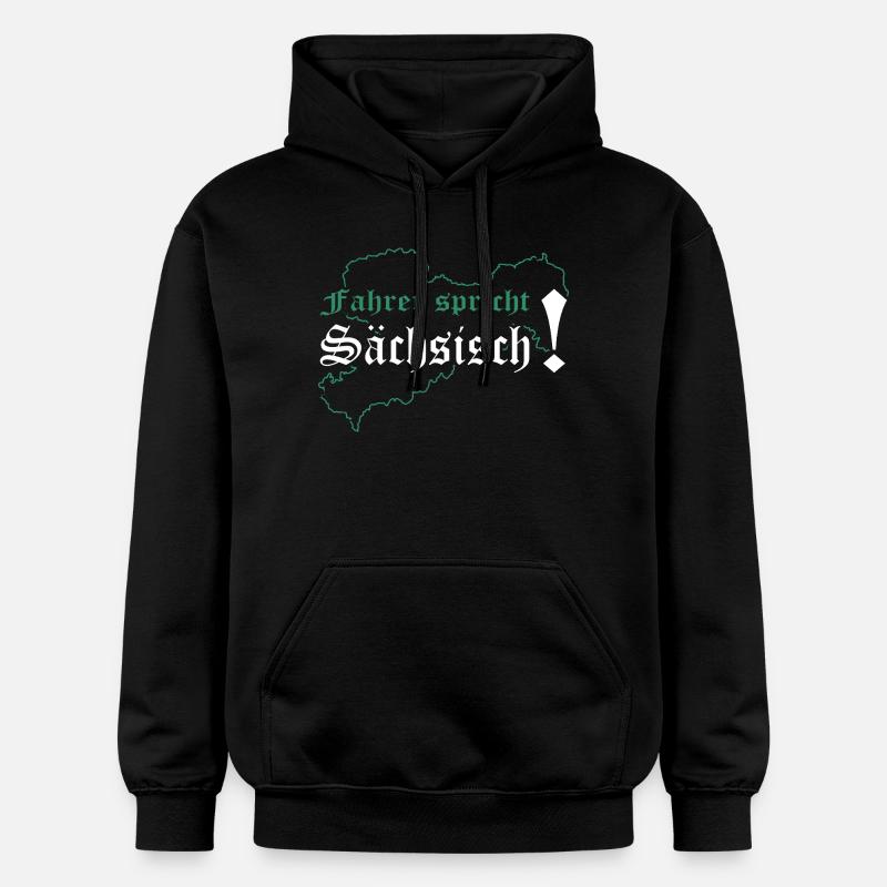 Chauffeur de camion saxon - Sweat à capuche Softstyle® Gildan Unisexe - noir