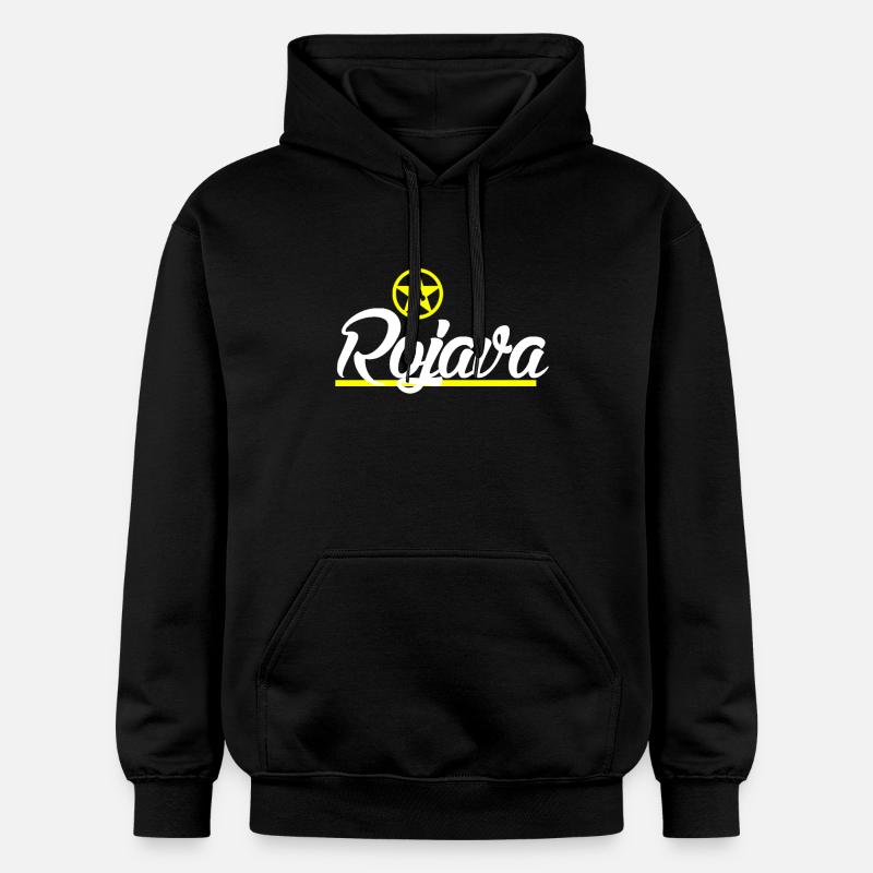 Rojava kurd - Gildan Unisex Softstyle® Midweight Hoodie - black