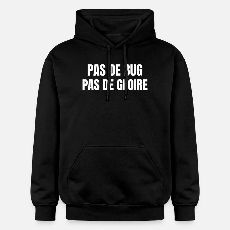 Pas de bug pas de gloire - Sweat à capuche Softstyle® Gildan Unisexe - noir