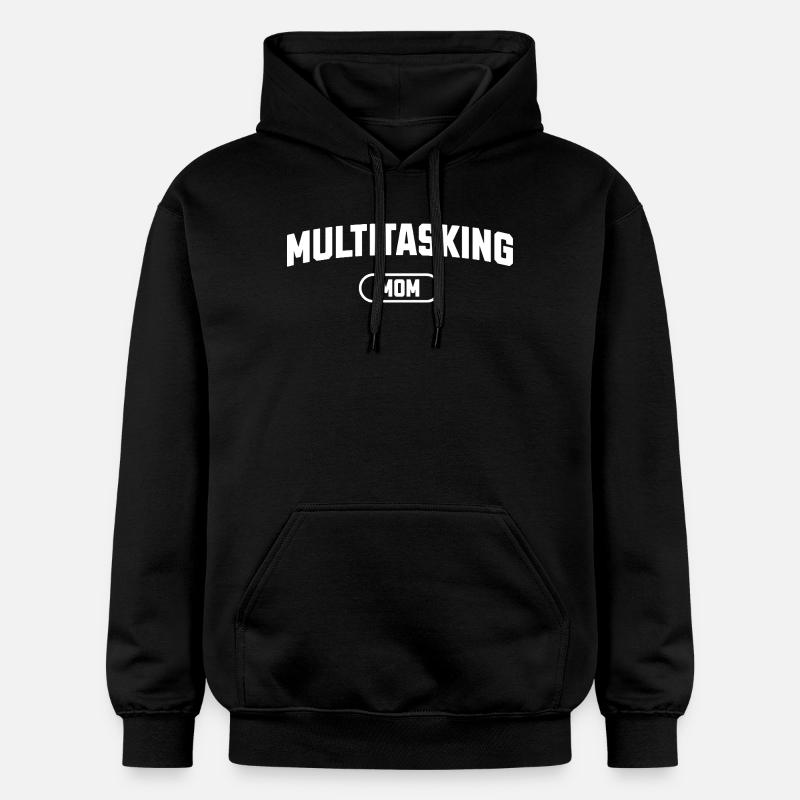 Maman multitâche - Sweat à capuche Softstyle® Gildan Unisexe - noir