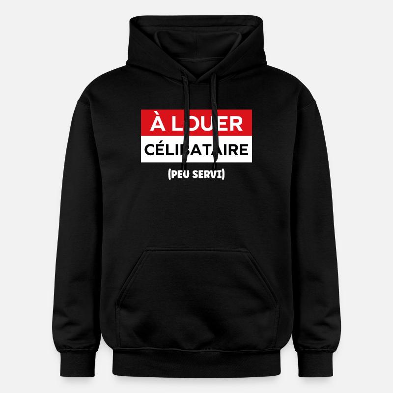 célibataire - Sweat à capuche Softstyle® Gildan Unisexe - noir