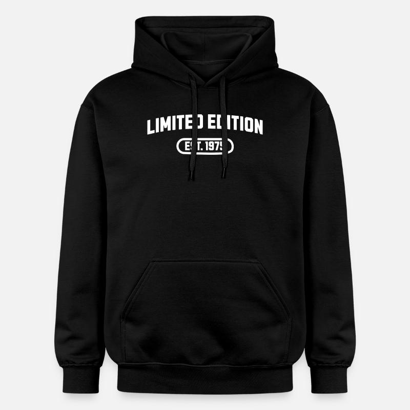 Édition limitée 1975 anniversaire - Sweat à capuche Softstyle® Gildan Unisexe - noir
