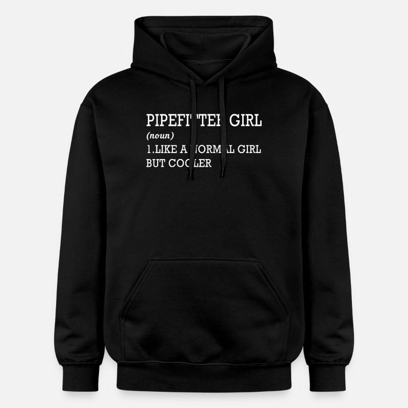 Tuyau de serrurier industriel - Sweat à capuche Softstyle® Gildan Unisexe - noir