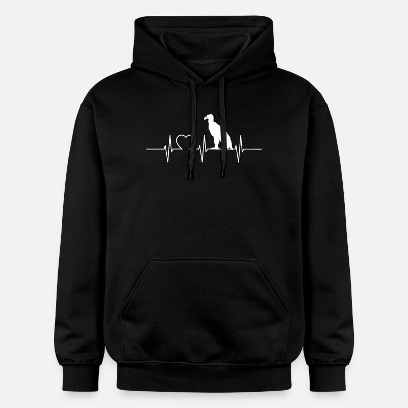 Vautour - Sweat à capuche Softstyle® Gildan Unisexe - noir