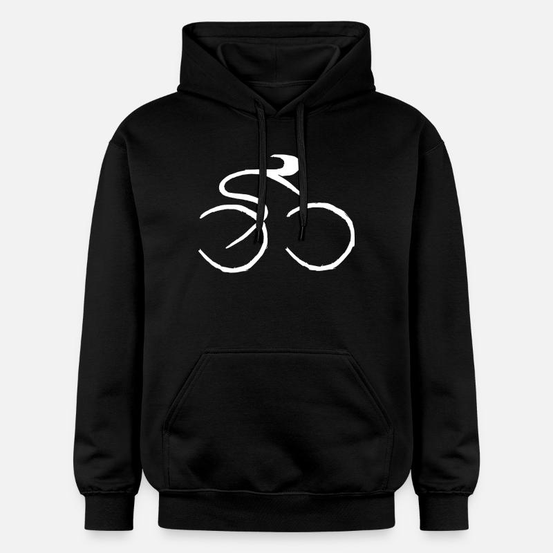 Cyclisme - Sweat à capuche Softstyle® Gildan Unisexe - noir