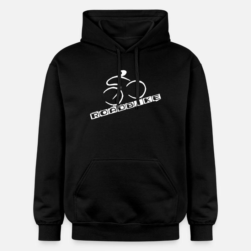Vélo de route - Sweat à capuche Softstyle® Gildan Unisexe - noir