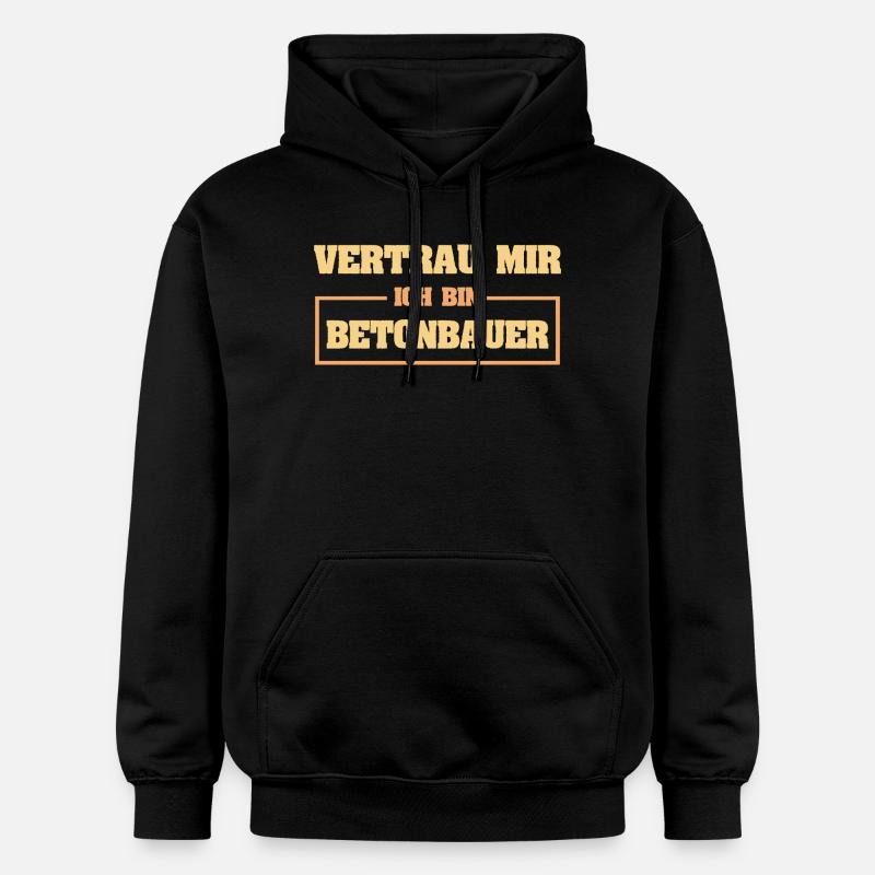 Profession Ouvrier du béton - Sweat à capuche Softstyle® Gildan Unisexe - noir