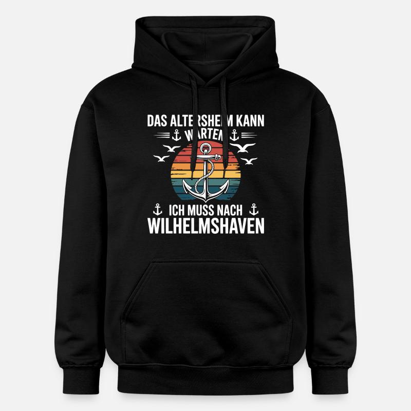 Proverbes de Wilhelmshaven Proverbes de Wilhelmshaven - Sweat à capuche Softstyle® Gildan Unisexe - noir
