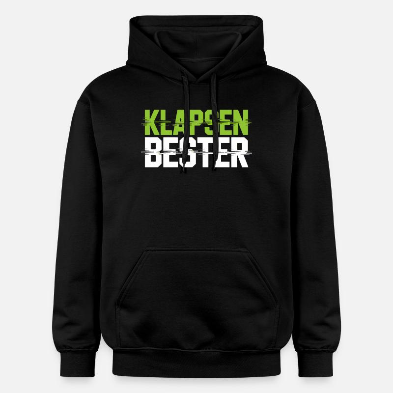 Meilleure phrase folle du bureau - Sweat à capuche Softstyle® Gildan Unisexe - noir