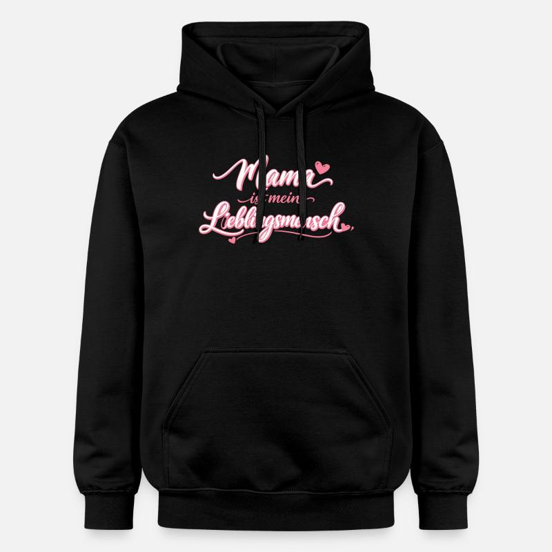 Maman est mon cadeau préféré - Sweat à capuche Softstyle® Gildan Unisexe - noir