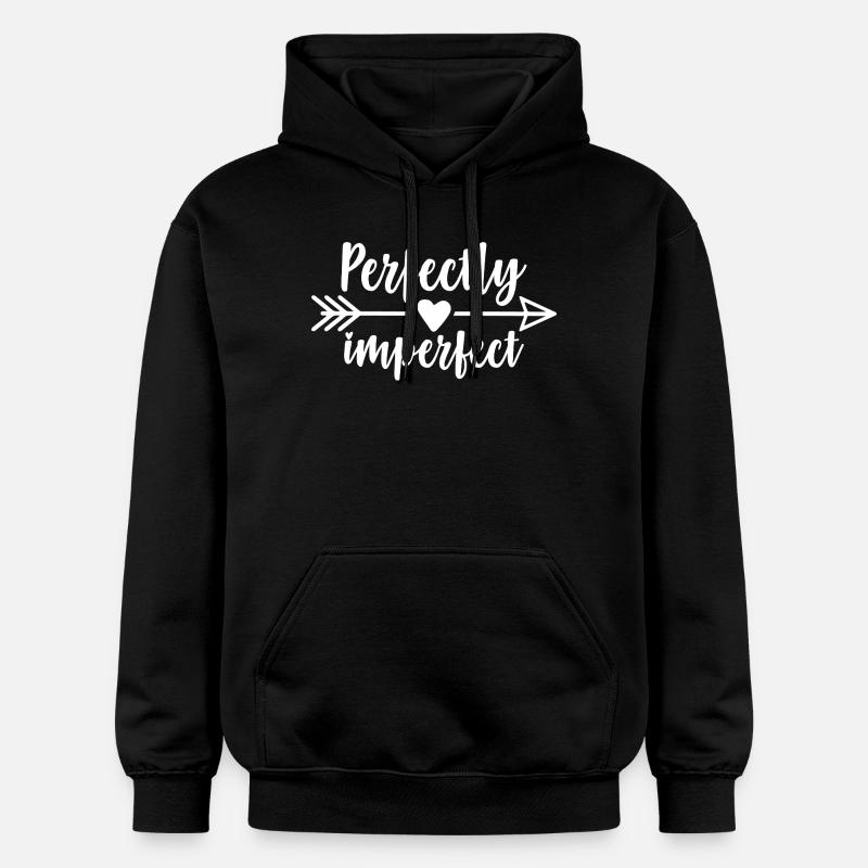 Parfaitement imparfait - Sweat à capuche Softstyle® Gildan Unisexe - noir