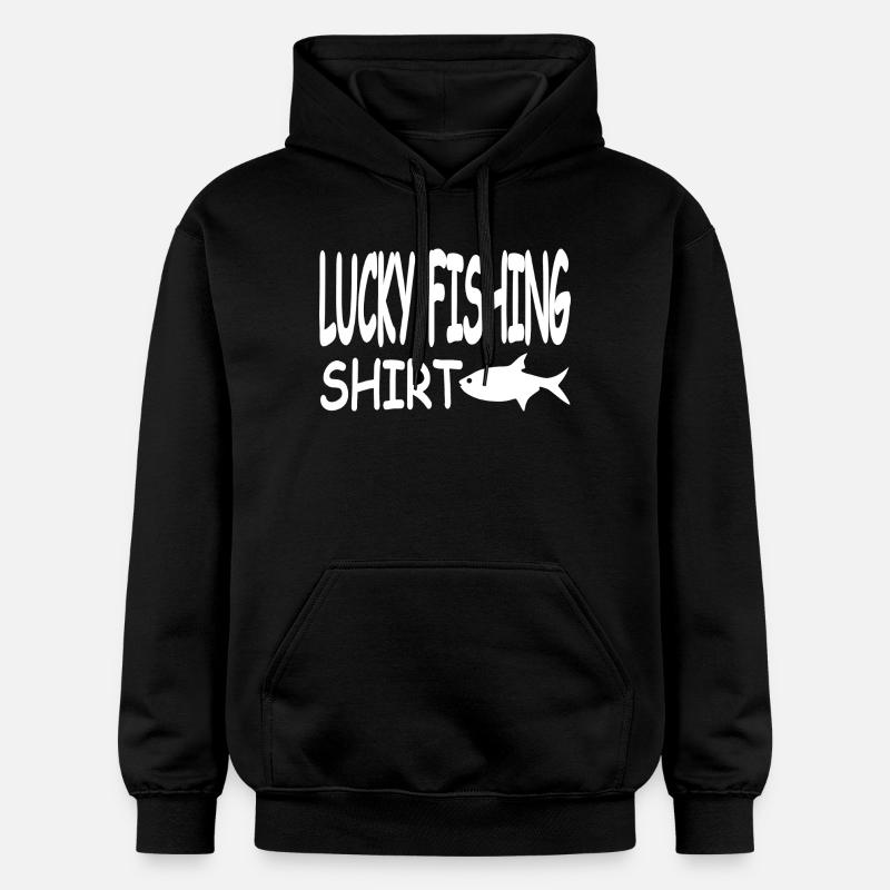 Pêche - Sweat à capuche Softstyle® Gildan Unisexe - noir