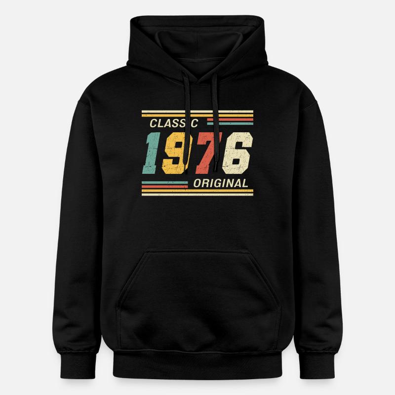 1976 - Original classique - Sweat à capuche Softstyle® Gildan Unisexe - noir
