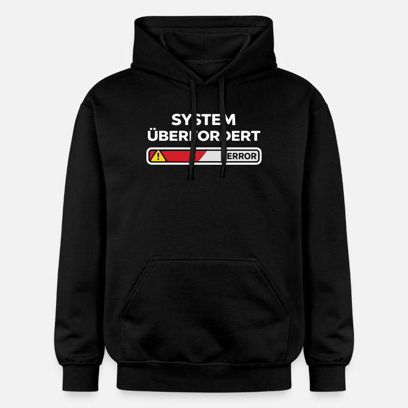 System überfordert Error - Gildan Unisex Softstyle® Midweight Hoodie - Schwarz