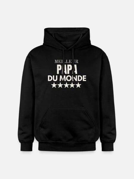 Bester Vater der Welt - Gildan Unisex Softstyle® Midweight Hoodie - Schwarz