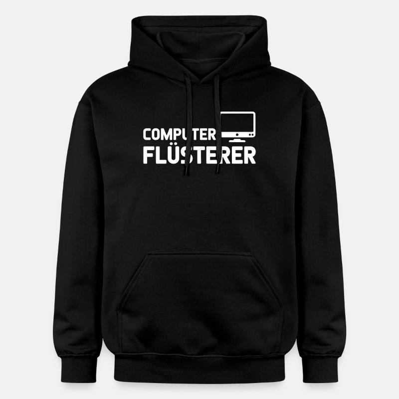 Pixelcomputer Nebula Muster - Gildan Unisex Softstyle® Midweight Hoodie - Schwarz