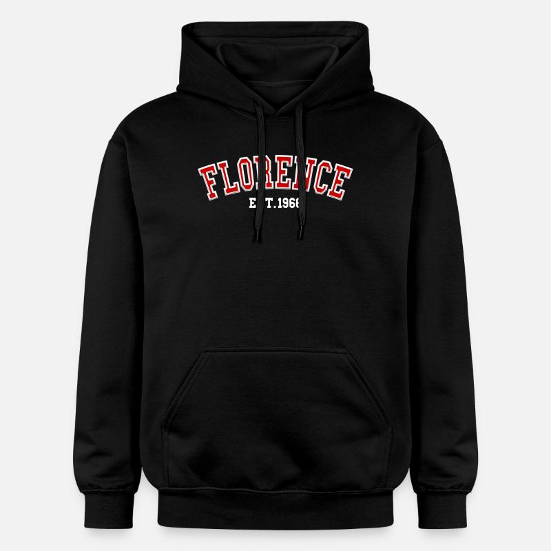 Florence fondée en 1966 - Sweat à capuche Softstyle® Gildan Unisexe - noir