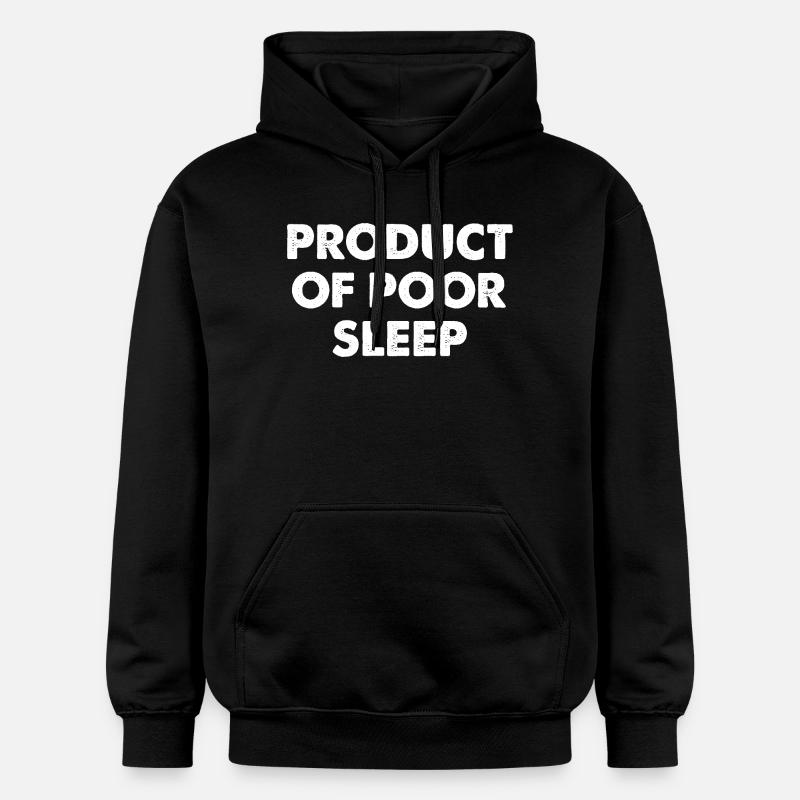 Résultat d’un mauvais sommeil - Sweat à capuche Softstyle® Gildan Unisexe - noir