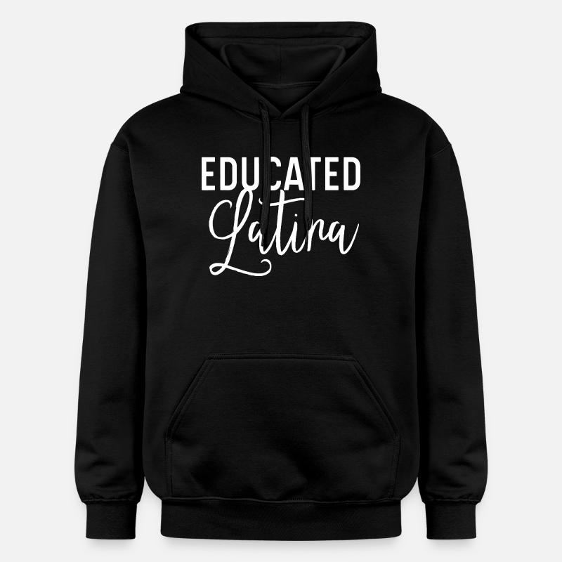 Pride Latina éduquée - Sweat à capuche Softstyle® Gildan Unisexe - noir