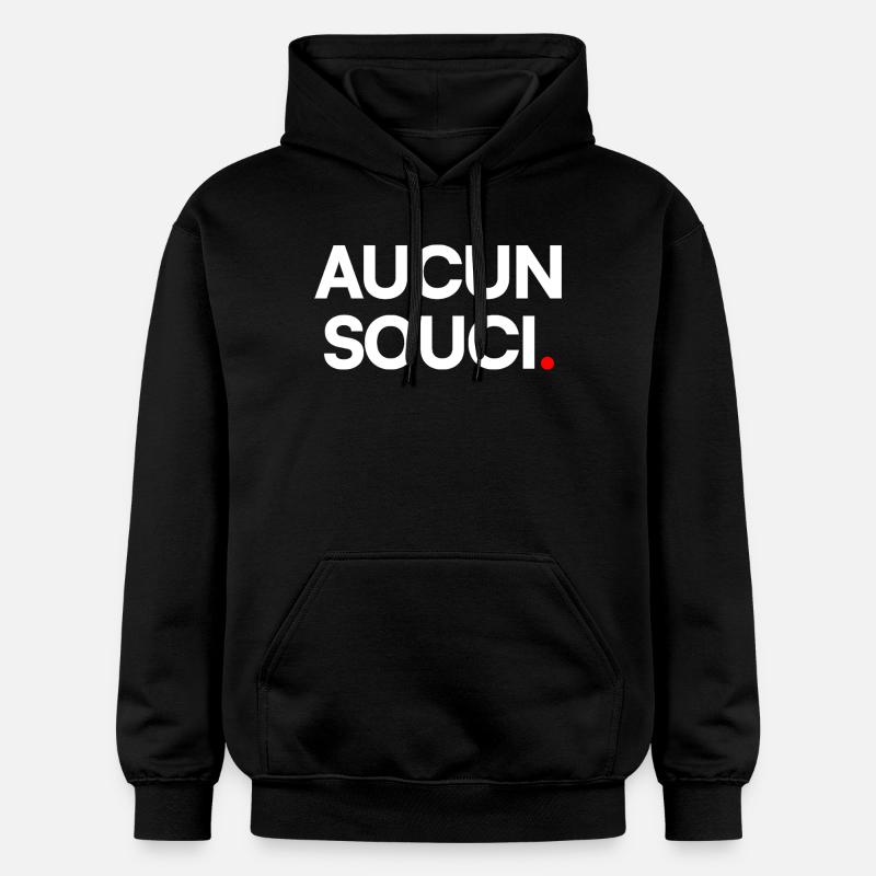 Aucun souci - Sweat à capuche Softstyle® Gildan Unisexe - noir