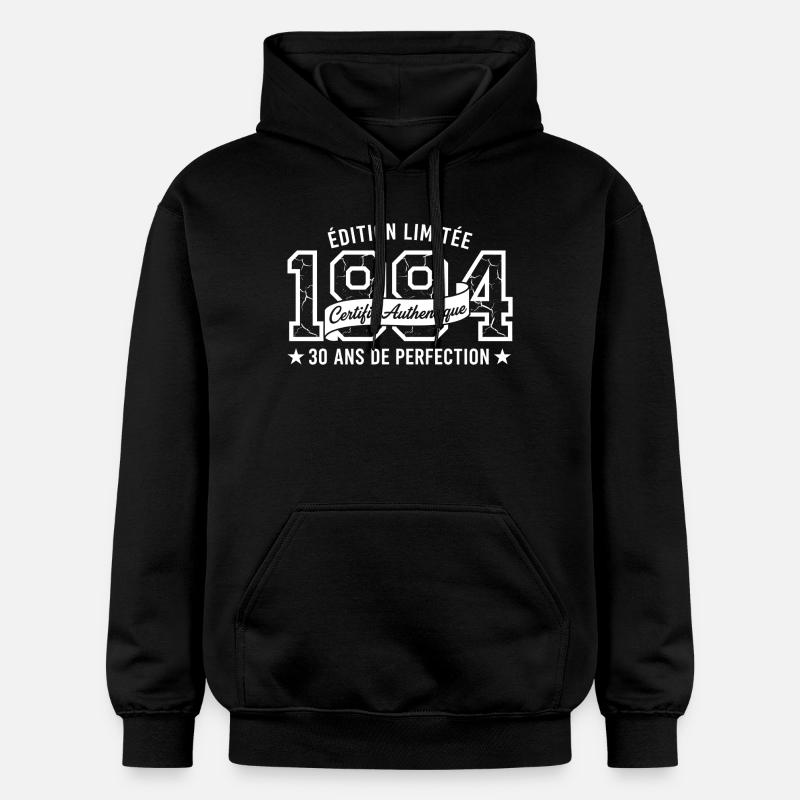 Édition Limitée 1984 Certifiée - Sweat à capuche Softstyle® Gildan Unisexe - noir