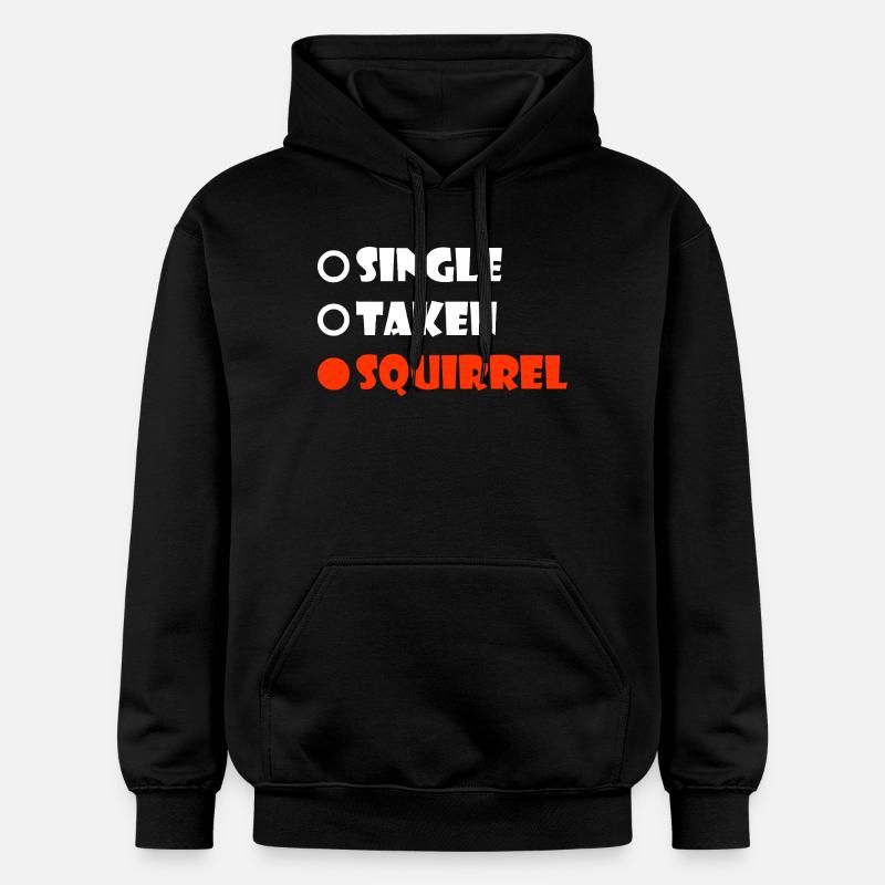 Nur genommenes Eichhörnchen - Gildan Unisex Softstyle® Midweight Hoodie - Schwarz