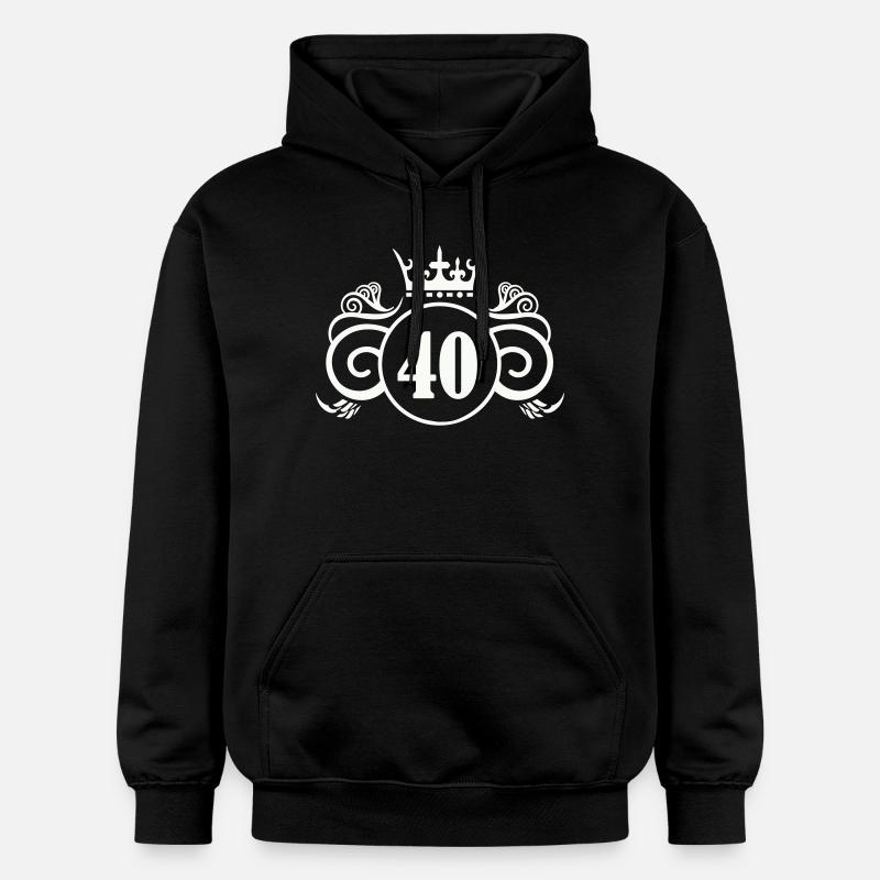 40_king - Sweat à capuche Softstyle® Gildan Unisexe - noir