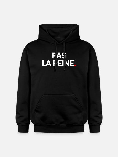 Pas la peine - Sweat à capuche Softstyle® Gildan Unisexe - noir