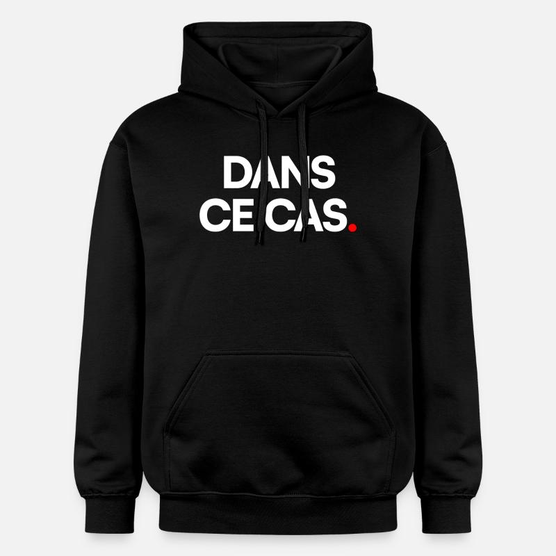 Dans ce cas - Sweat à capuche Softstyle® Gildan Unisexe - noir