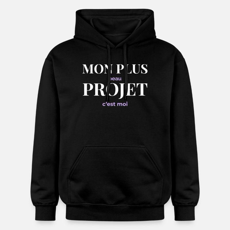 Mon Plus Beau Projet — C'est Moi - Sweat à capuche Softstyle® Gildan Unisexe - noir
