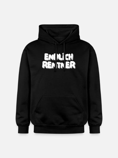 Pensioners at last - Gildan Unisex Softstyle® Midweight Hoodie - black
