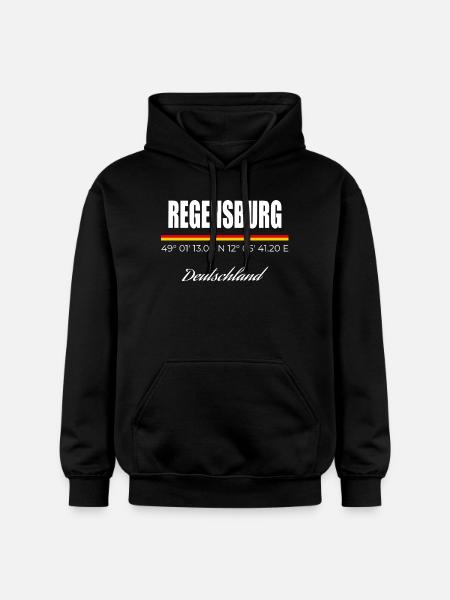 Regensburg - Gildan Unisex Softstyle® Midweight Hoodie - Schwarz