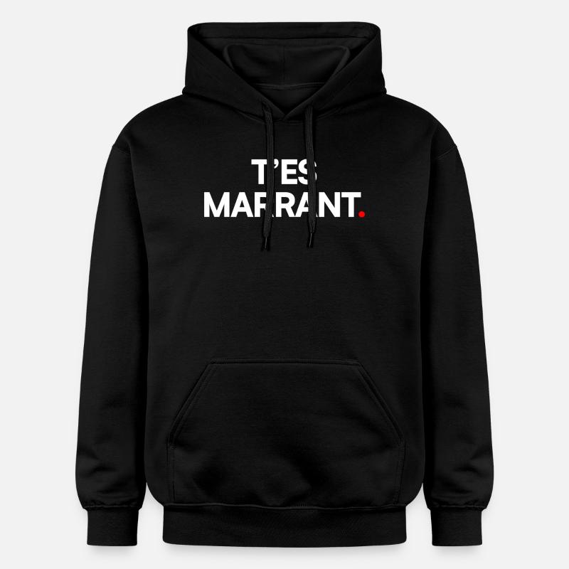 T’es marrant - Sweat à capuche Softstyle® Gildan Unisexe - noir