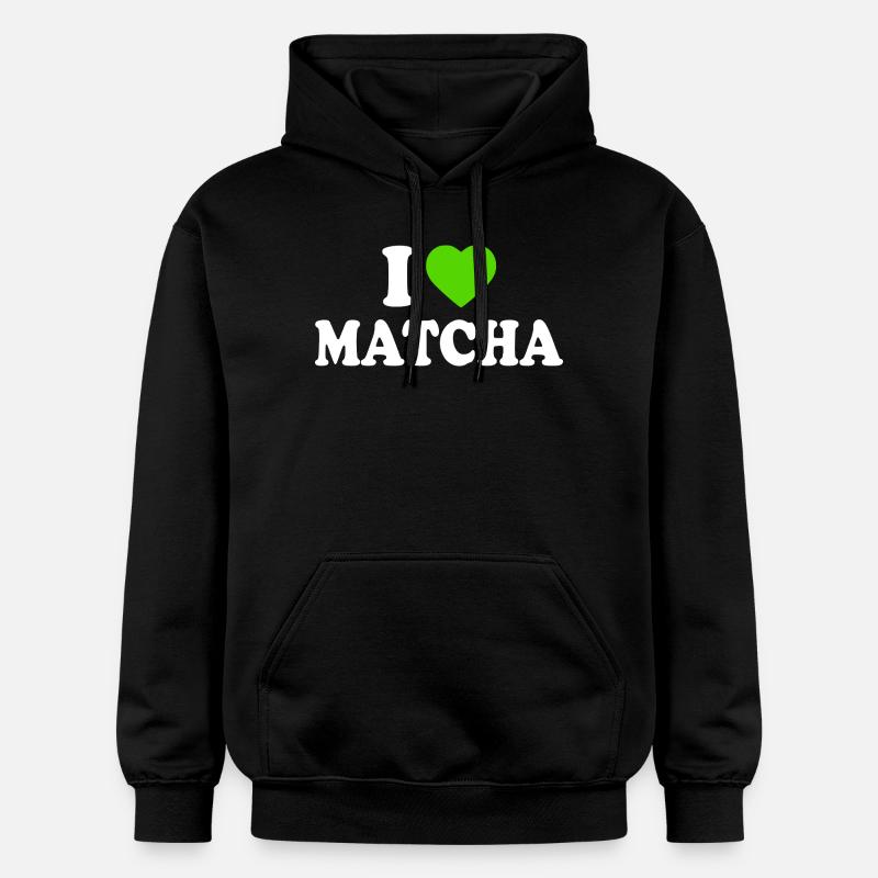 J’adore le Matcha - Sweat à capuche Softstyle® Gildan Unisexe - noir