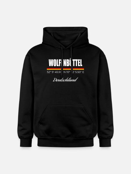 Wolfenbüttel - Gildan Unisex Softstyle® Midweight Hoodie - Schwarz